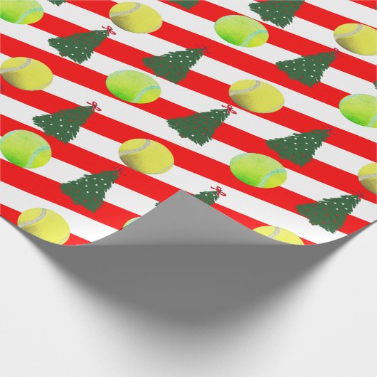 Moderne kerstboomval uit Tennis Cadeaupapier (Hoek)