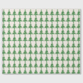 Moderne kerstboomwerkpapier cadeaupapier (Vlak)