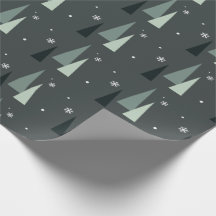 Moderne kerstboomwerkpapier