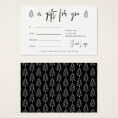 Moderne kerstcadeau met Logo Visitekaartje (Voorkant /achterkant)