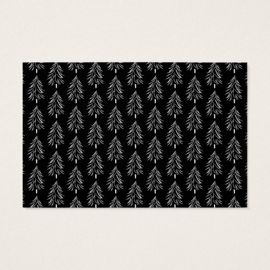 Moderne kerstcadeau met Logo Visitekaartje (Achterkant)