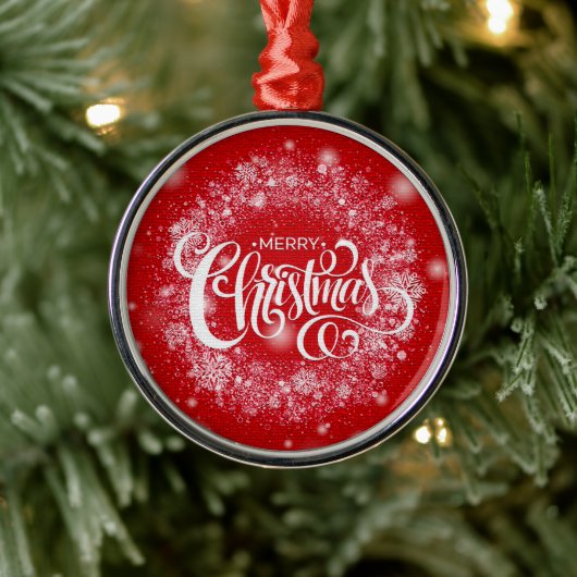 Moderne kerstcadeau metalen ornament (Boom)