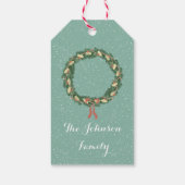 Moderne kerstcadeaudozen met mooi cadeau Label Cadeaulabel (Achterkant)