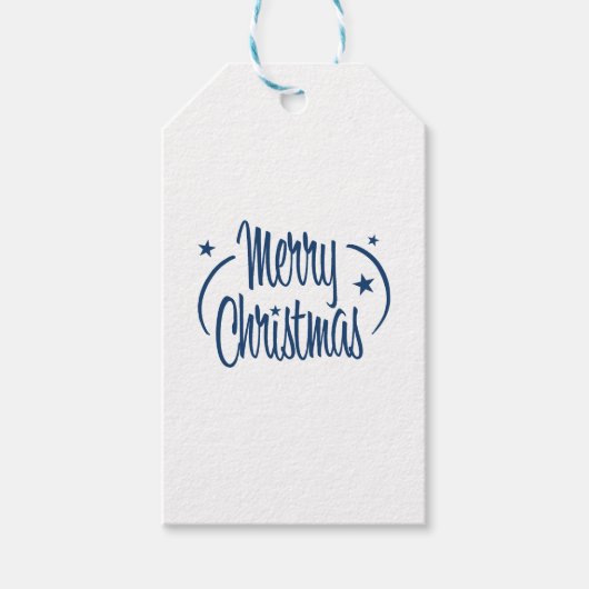 Moderne kerstcadeauLabel Cadeaulabel (Voorkant)