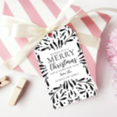 Moderne kerstcadeauLabel Cadeaulabel