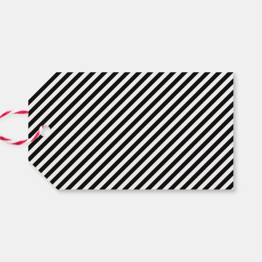 Moderne kerstcadeauLabel voor prettig kerstscript Cadeaulabel (Achterkant Horizontaal)