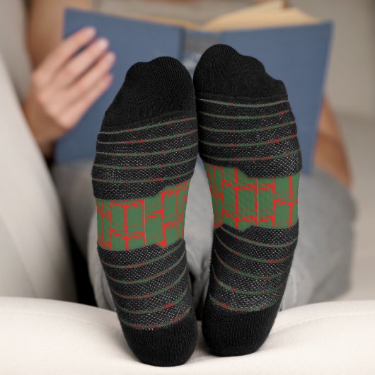 Moderne Kerstcadeaus Ontwerp Kerstsokken Sokken (Onderkant)
