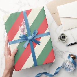 Moderne Kerstcadeautag – Elegant Kerstgeschenk  Cadeaupapier