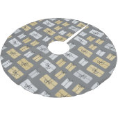 Moderne kerstcadeautjes kerstboom rok (Gekanteld)