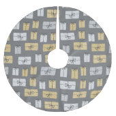 Moderne kerstcadeautjes kerstboom rok (Voorkant)