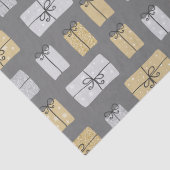 Moderne kerstcadeautjes tissuepapier (Detail)