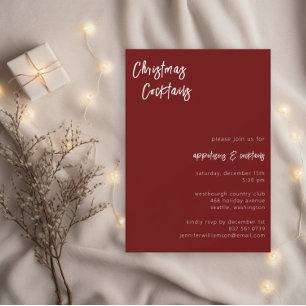 Moderne kerstcocktails   Feestdag Kaart