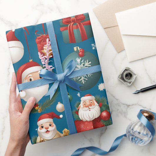 Moderne kerstdecoraties cadeaupapier (Geschenken)
