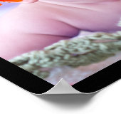 Moderne kerstfamilie foto Rustic Poster (Hoek)