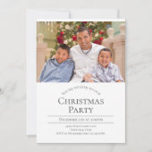 Moderne kerstfeest kaart (Voorkant)