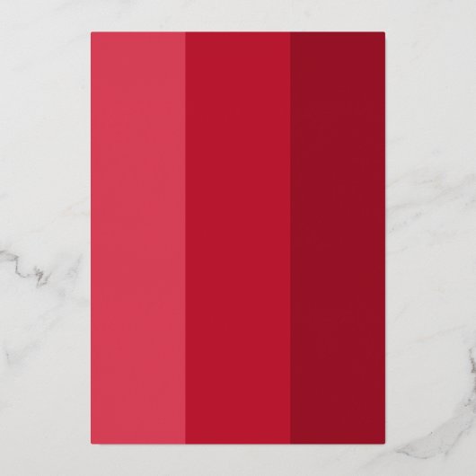 Moderne Kerstfeest uitnodiging Rood Echt Goud (Achterkant)