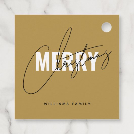 Moderne kerstfeestdag bedankjes labels (Achterkant)