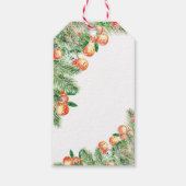 Moderne kerstfeestdag — cadeauLabels (Achterkant)