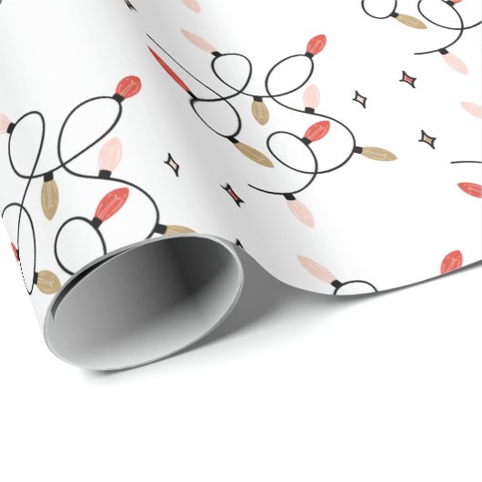 Moderne kerstfeestdag cadeaupapier (Rol Hoek)