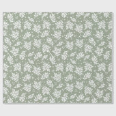 Moderne kerstfeestdag cadeautje groen cadeaupapier (Vlak)