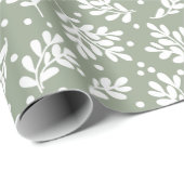 Moderne kerstfeestdag cadeautje groen cadeaupapier (Rol Hoek)