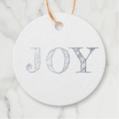 Moderne kerstfeestdag — familienaam bedankjes labels (Voorkant)