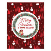 Moderne kerstfeestdag foto afdruk (Voorkant)