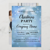 Moderne kerstfeestdag fotobedrijf kaart (Voorkant / Achterkant)