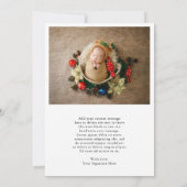 Moderne kerstfeestdag foto's aankondiging (Achterkant)