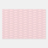 Moderne kerstfeestdag in Elegant Inpakpapier Vel (Voorkant 3)