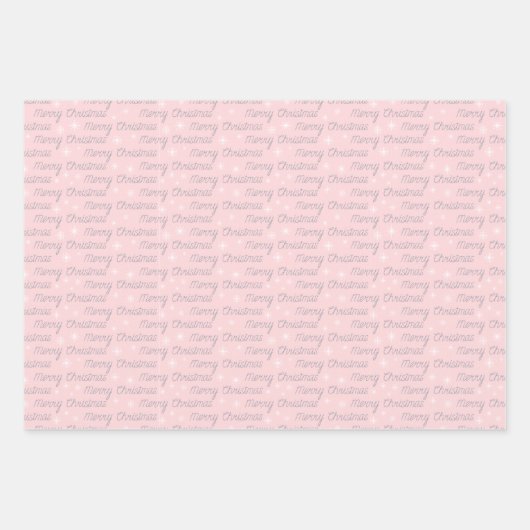 Moderne kerstfeestdag in Elegant Inpakpapier Vel (Voorkant 3)