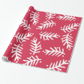 Moderne kerstfeestdag in penseel script cadeaupapier (Uitgerold)