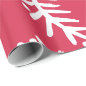 Moderne kerstfeestdag in penseel script cadeaupapier (Rol Hoek)