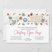 Moderne kerstfeestdag kaart (Voorkant)