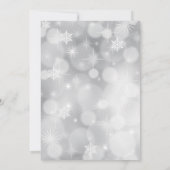 Moderne kerstfeestdag kaart (Achterkant)