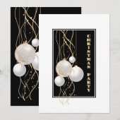 Moderne kerstfeestdag kaart (Voorkant / Achterkant)