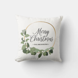 Moderne kerstfeestdag kussen