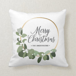 Moderne kerstfeestdag kussen
