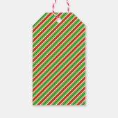 Moderne kerstfeestdag Label Cadeaulabel (Achterkant)