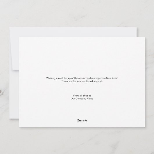 Moderne kerstfeestdag met feestdag feestdagenkaart (Achterkant)