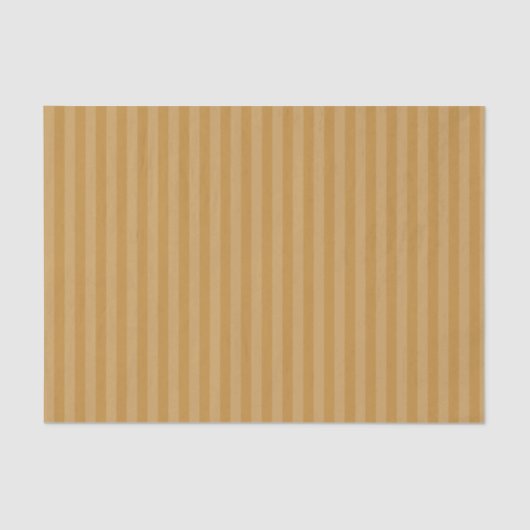 Moderne kerstfeestdag met Gold Tonal Stripe Tissuepapier (Voorkant)