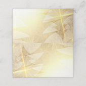 Moderne kerstfeestdag met gouden sterren Pine Tree Plaatskaartje (Buitenkant ongevouwen)