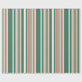 Moderne kerstfeestdag met retourvlucht cadeaupapier (Vlak)