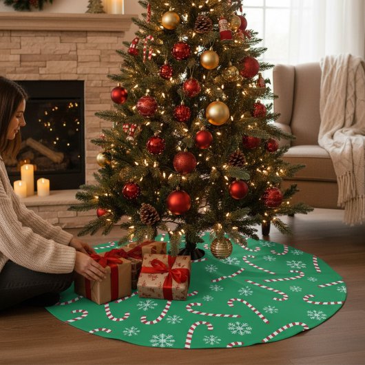 Moderne kerstfeestdag - snoepkever kerstboom rok