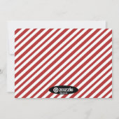 Moderne kerstfeestdag - subway foto-kaart feestdagenkaart (Achterkant)