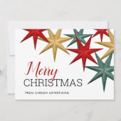 Moderne kerstfeestdag voor prettige feestdagen (Voorkant)