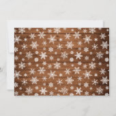 Moderne kerstfeestelijke drift voor vrolijk kerstf feestdagenkaart (Achterkant)