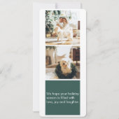 Moderne kerstfeestfoto voor Collage | Wees Merry (Achterkant)