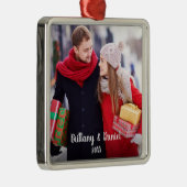 Moderne kerstfeestfoto's Ornament S (Rechts)