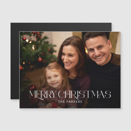 Moderne kerstfoto (Voorkant / Achterkant)